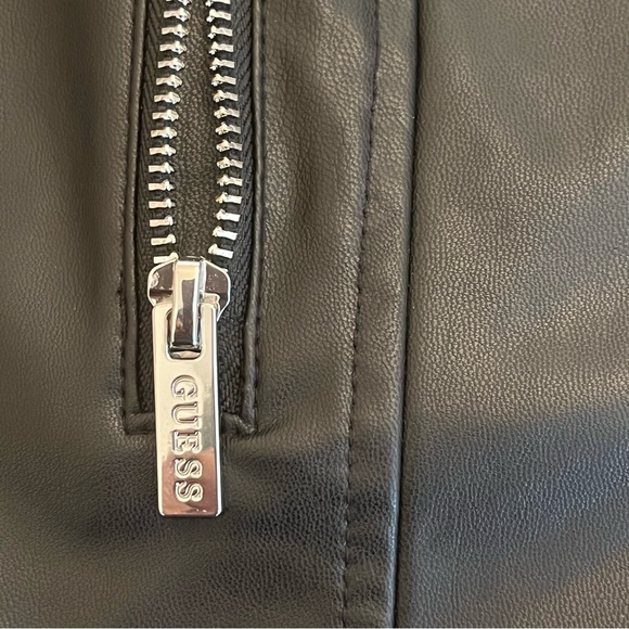 Jairo Zip Faux-Leather Leggings Sz. Large - Picture 12 of 14